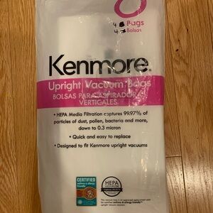 4 NEW Kenmore Upright “O”Vacuum Bags -